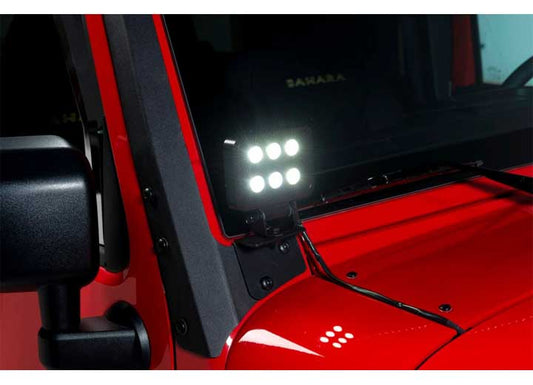 07-18 WRANGLER LUMINIX LED KITS(2)LUMINIX 4IN BLOCKS W/WINDOW BRACKETS