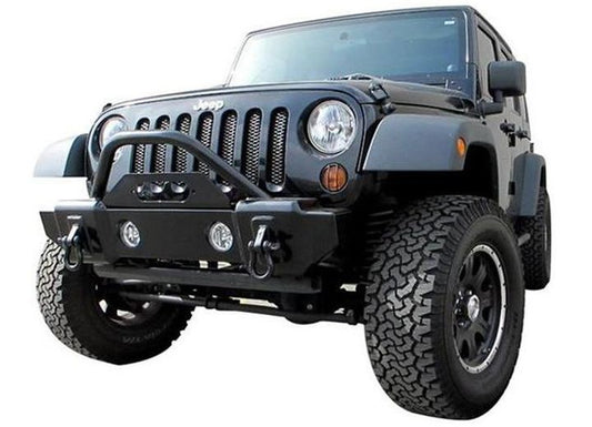 07-25 WRANGLER JK/20-C GLADIATOR RECOVERY BUMPER, MASS ARTICULATION STUBBY FRONT W/STINGER TEXTURED