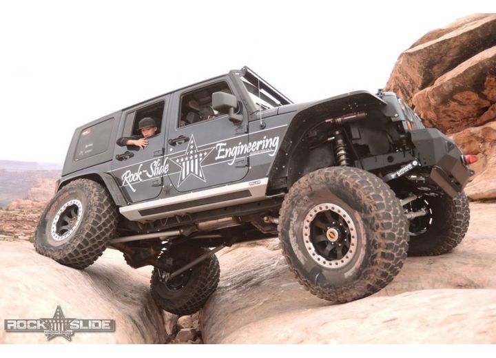 07-18 WRANGLER 4DR STEP-SLIDER SKID PLATE