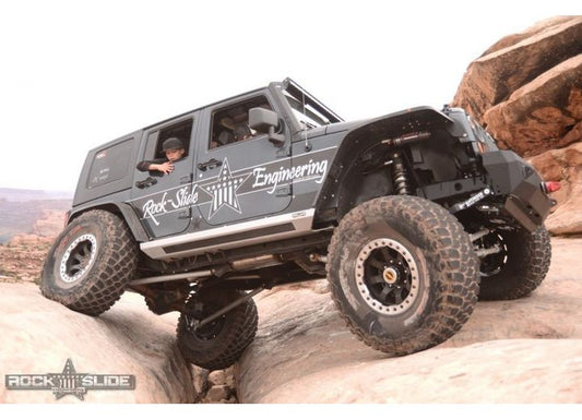 07-18 WRANGLER 4DR STEP-SLIDER SKID PLATE