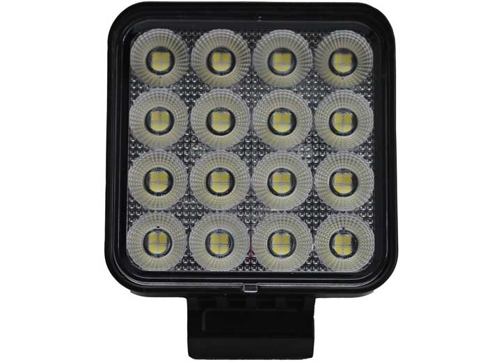 4.25IN 64 WATT SQUARE AUXILIARY LED FLOOD BEAM LIGHT