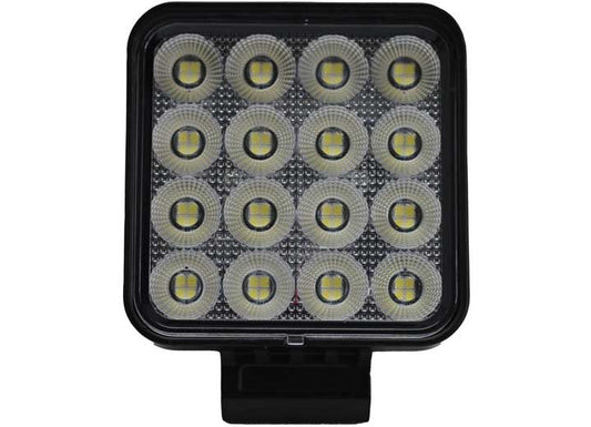 4.25IN 64 WATT SQUARE AUXILIARY LED FLOOD BEAM LIGHT