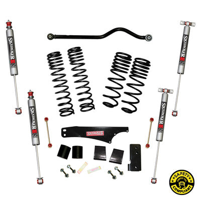 Skyjacker 3.5 to 4 in Long Travel Lift Kit for Jeep Wrangler JK Unlimited 4-Door (2007-2018)