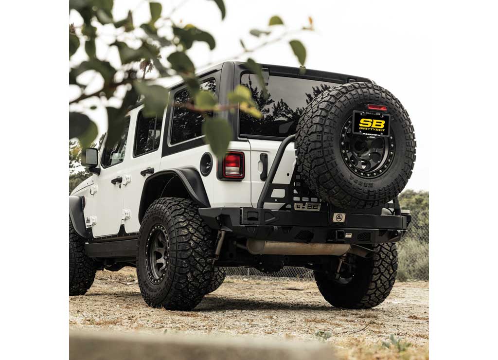 Smittybilt XRC Atlas full-width rear bumper for Jeep Wrangler JL