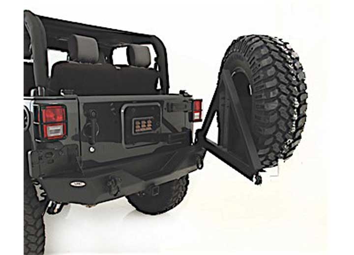 07-18 WRANGLER XRC TIRE CARRIER FOR PART#76856/BLACK/BOX 2 OF 2