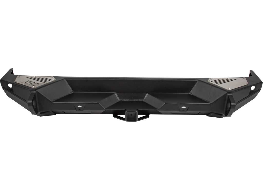 18-C WRANGLER JL 2/4DR GEN 2 XRC REAR BUMPER W/SOLID D-RING AND JACK POINT MOUNT; TEXTURE BLACK