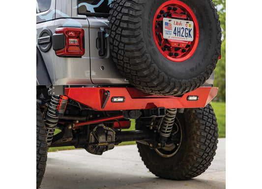 18-C WRANGLER KRAWLER LITE BOLT ON REAR BUMPER RAW