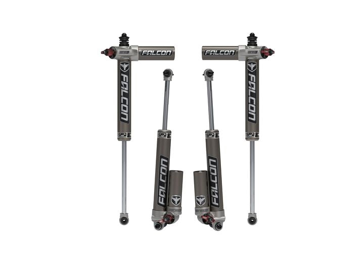TeraFlex Falcon SP2 3.3 Fast Adjust Shocks for Jeep Wrangler JK Unlimited 4-Door, 5 to 6 in Lift (2007-2018)