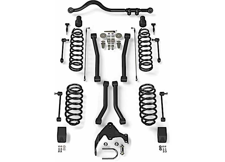 07-18 WRANGLER 4DR 3IN LIFT KIT W/4 SPORT FLEXARMS & TRACK BAR