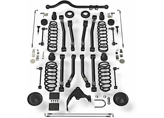07-18 WRANGLER 4DR 4IN LIFT KIT W/8 ALPINE FLEXARMS & TRACK BAR