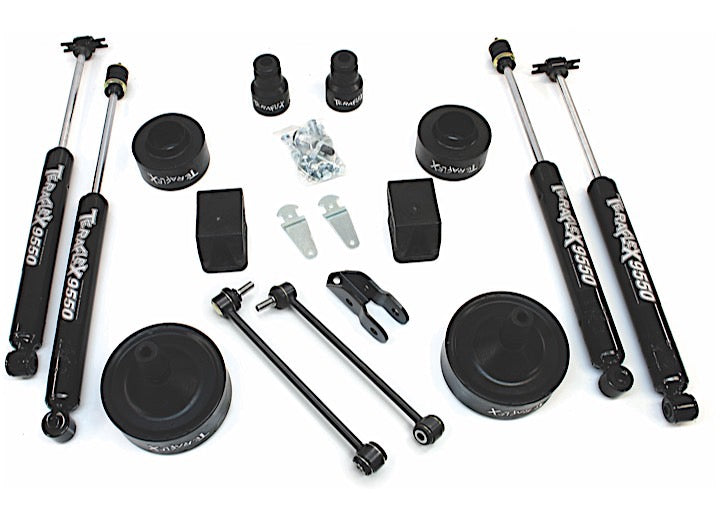 (KIT)07-18 WRANGLER 2.5IN BUDGET BOOST W/ALL(4)2.5IN SHOCKS