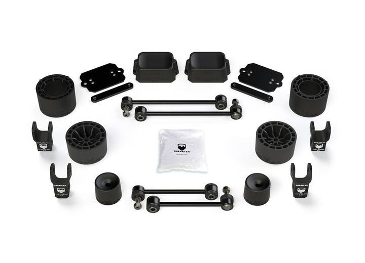 JLU 4-DR RUBICON: 2.5IN SPACER LIFT KIT – W/ SHOCK EXTENSIONS