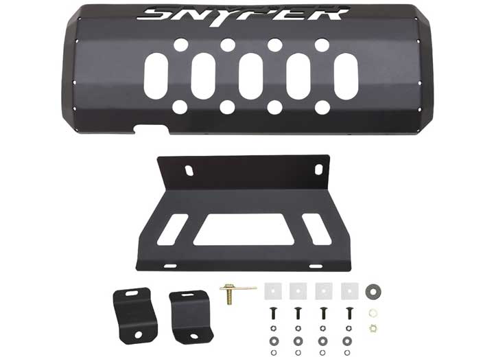 07-18 WRANGLER TEXTURED BLACK MUFFLER SKID PLATE