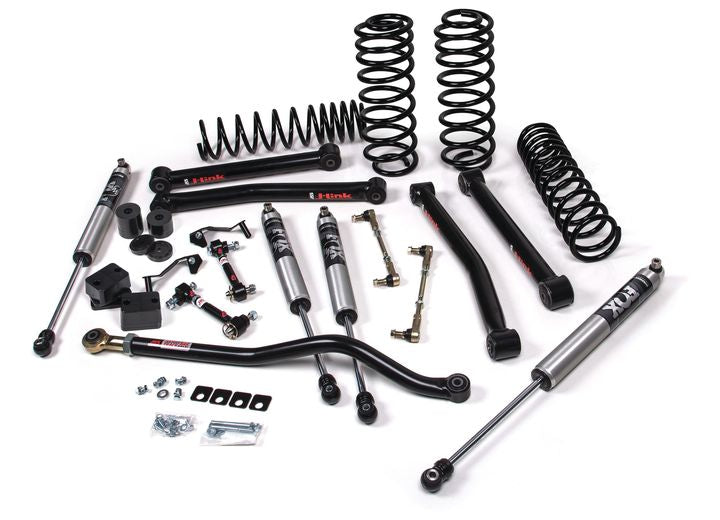 JKS J-Konnect 2.5" Suspension Lift Kit w/ FOX 2.0 Performance Shocks — Jeep Wrangler JL 4-Door (2018-2024)