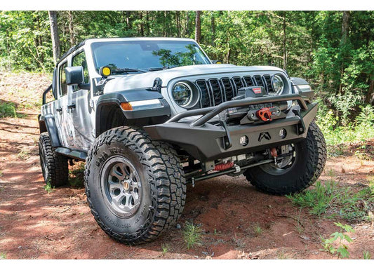 18-C WRANGLER JL/JT PREMIUM FRONT LIFESTYLE BUMPER W/PRE-RUNNER GUARD MATTE
