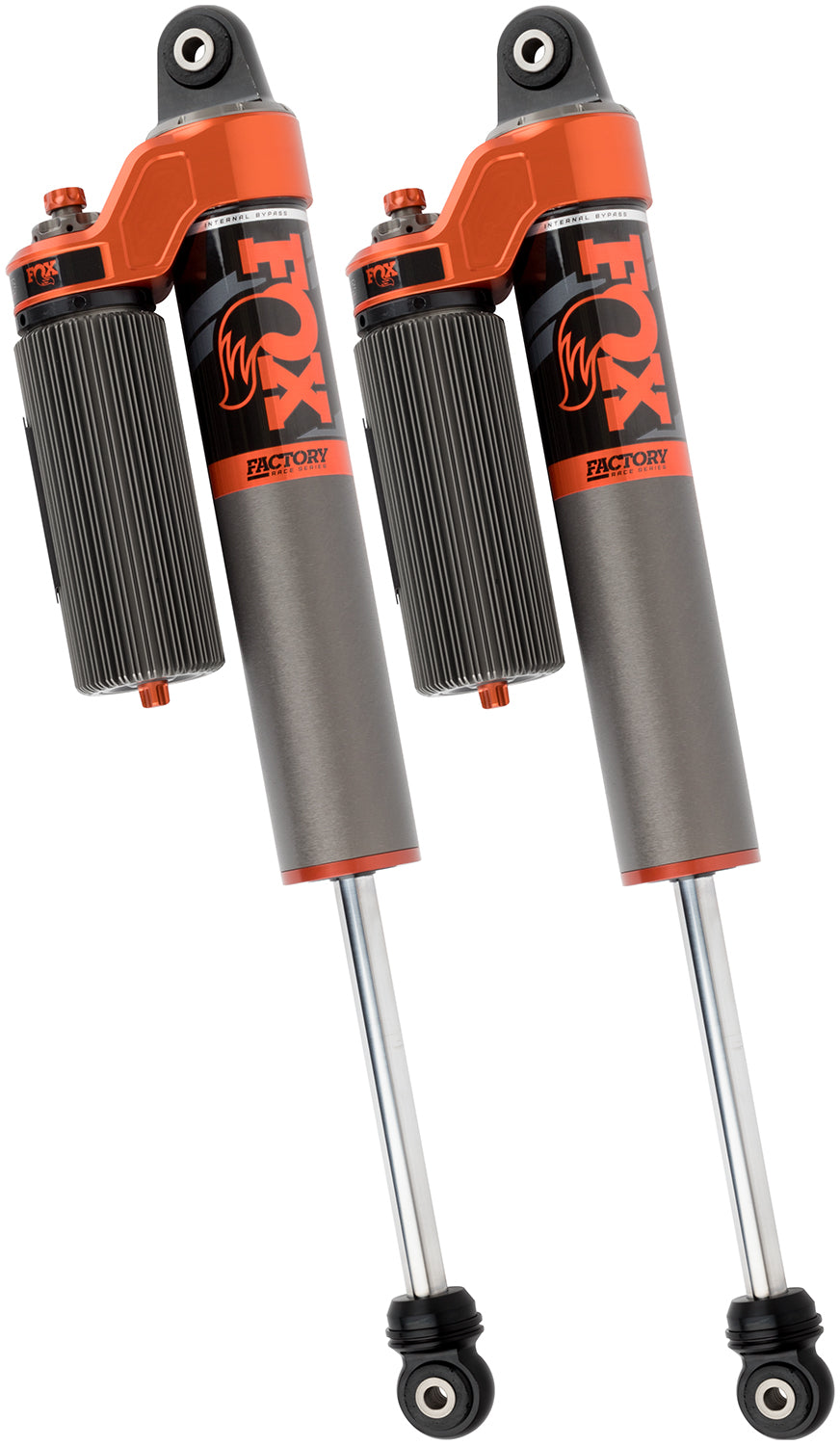 FOX Factory Race Series 3.0 Internal Bypass Rear Shocks for Jeep Wrangler JL, 2 to 3 in Lift (2018+)