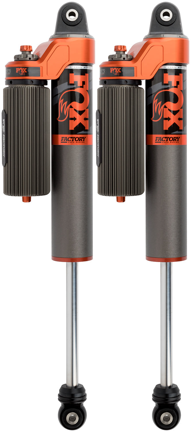 FOX Factory Race Series 3.0 Internal Bypass Rear Shocks for Jeep Wrangler JL, 2 to 3 in Lift (2018+)