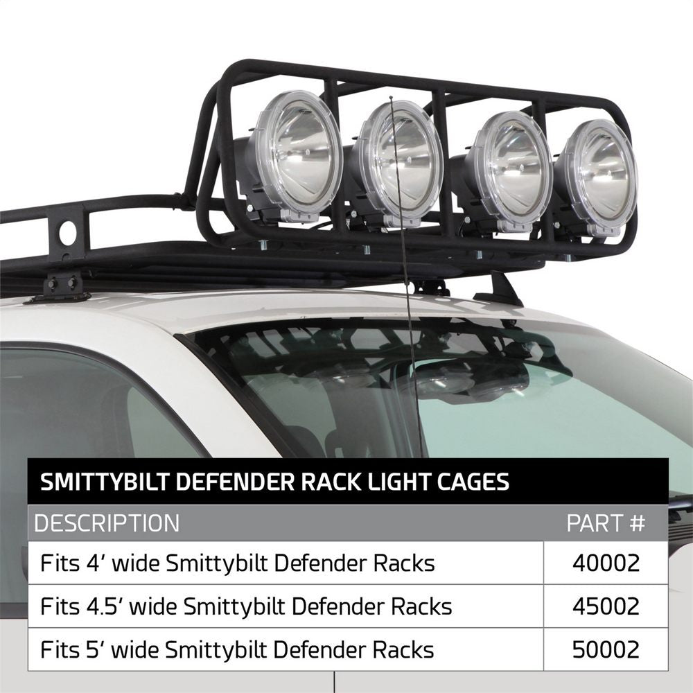 Smittybilt defender roof rack best sale light cage